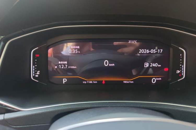 Used Volkswagen T-ROC 2018 280TSI DSG Two-Wheel-Drive Luxury Version China V Emission Standard Instrument Cluster