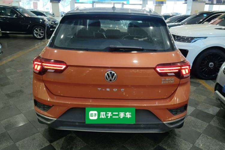 Used Volkswagen T-ROC 2018 280TSI DSG Two-Wheel-Drive Comfort Version China V Standard Rear