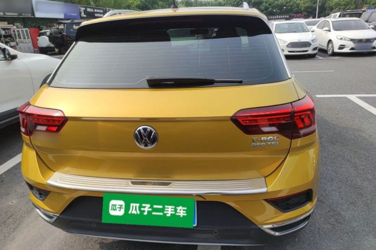 Used Volkswagen T-ROC 2018 280TSI DSG Two-Wheel-Drive Comfort Version China V Standard Rear