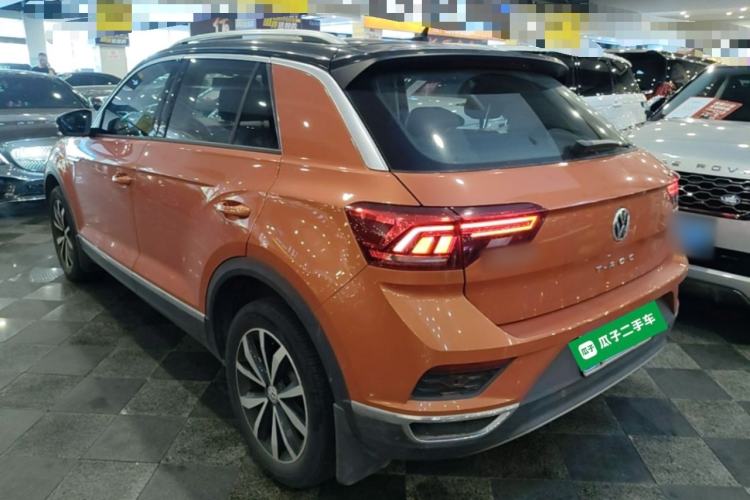 Used Volkswagen T-ROC 2018 280TSI DSG Two-Wheel-Drive Comfort Version China V Standard Rear Left 45 Deg