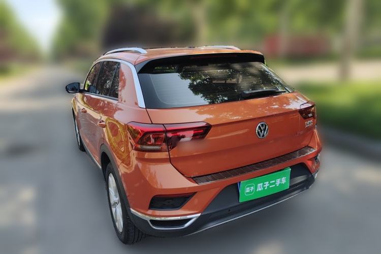 Used Volkswagen T-ROC 2018 230TSI DSG Two-Wheel Drive Advanced Version China V Standard Rear Left 45 Deg