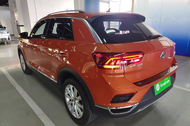 Used Volkswagen T-ROC 2018 230TSI DSG Two-Wheel Drive Advanced Version China V Standard Rear Left 45 Deg