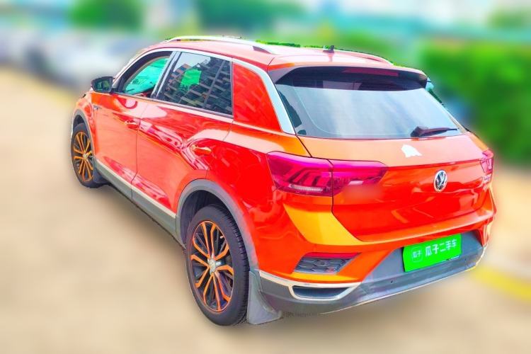 Used Volkswagen T-ROC 2018 280TSI DSG Two-Wheel-Drive Comfort Version China V Standard Rear Left 45 Deg