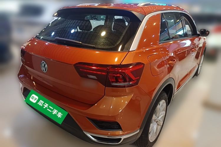 Used Volkswagen T-ROC 2018 230TSI DSG Two-Wheel Drive Advanced Version China V Standard Rear Right 45 Deg
