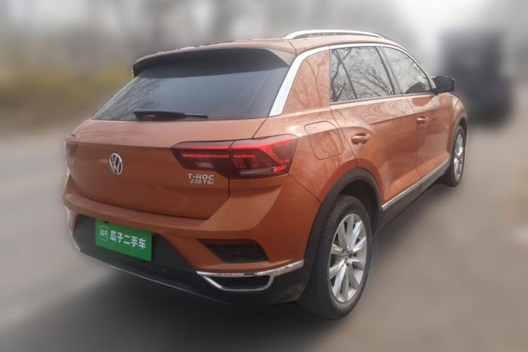 Used Volkswagen T-ROC 2018 230TSI DSG Two-Wheel Drive Advanced Version China V Standard Rear Right 45 Deg