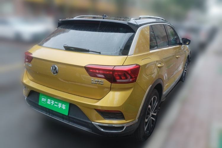 Used Volkswagen T-ROC 2018 280TSI DSG Two-Wheel-Drive Comfort Version China V Standard Rear Right 45 Deg