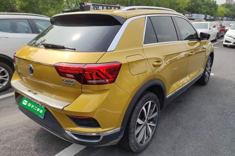 Used Volkswagen T-ROC 2018 280TSI DSG Two-Wheel-Drive Comfort Version China V Standard Rear Right 45 Deg