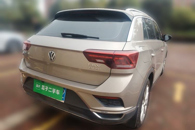 Used Volkswagen T-ROC 2018 230TSI DSG Two-Wheel Drive Advanced Version China V Standard Rear Right 45 Deg