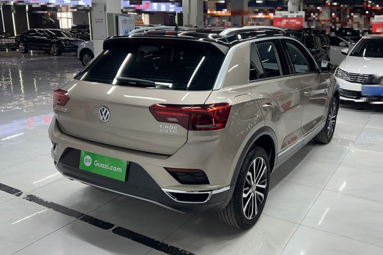 Used Volkswagen T-ROC 2018 280TSI DSG Two-Wheel-Drive Comfort Version China V Standard Rear Right 45 Deg