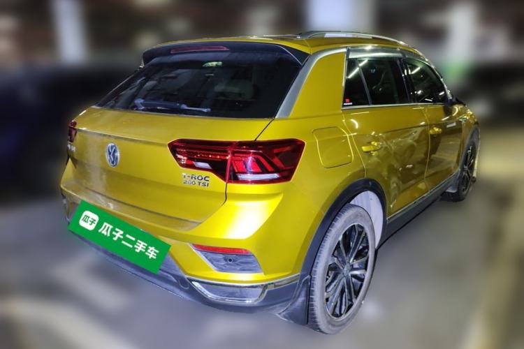 Used Volkswagen T-ROC 2018 280TSI DSG Two-Wheel Drive Comfort Version China VI Standard Rear Right 45 Deg