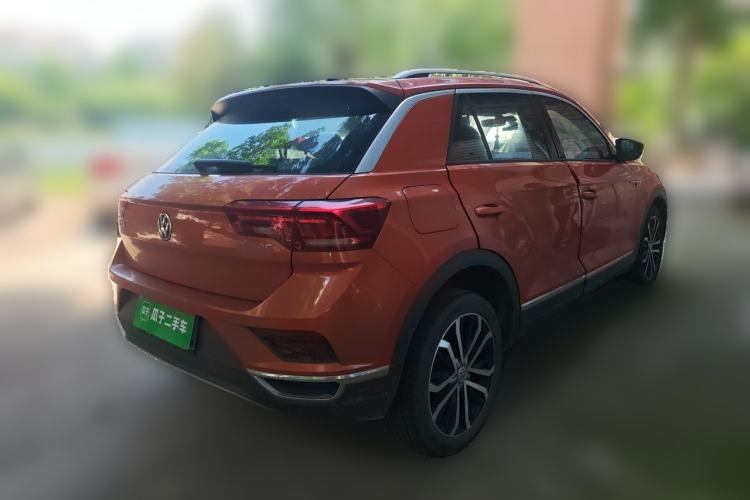 Used Volkswagen T-ROC 2018 280TSI DSG Two-Wheel-Drive Luxury Version China V Emission Standard Rear Right 45 Deg