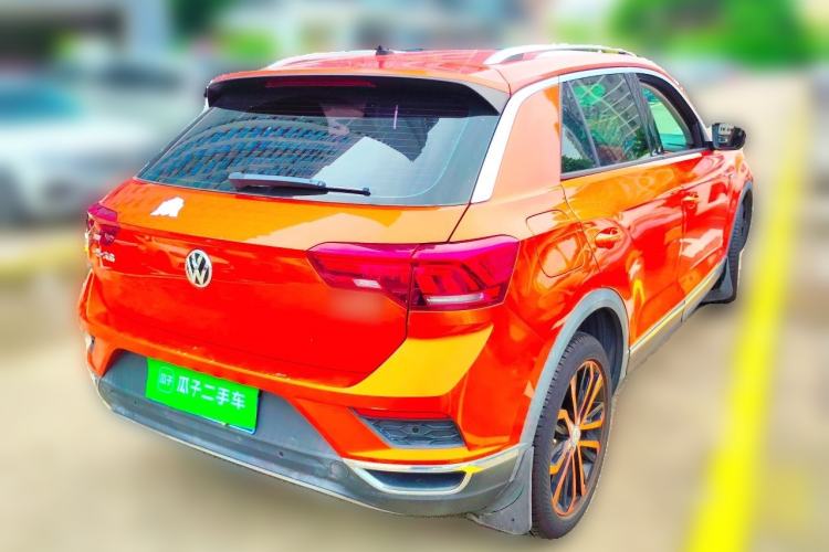 Used Volkswagen T-ROC 2018 280TSI DSG Two-Wheel-Drive Comfort Version China V Standard Rear Right 45 Deg
