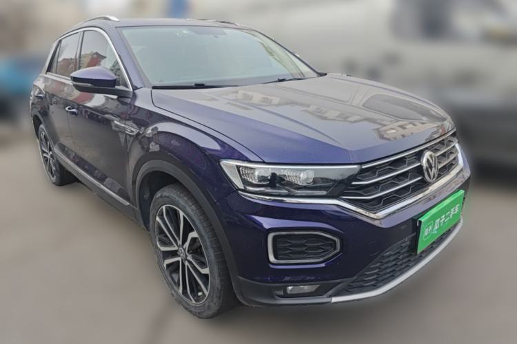 Used Volkswagen T-ROC 2019 280TSI DSG Two-Wheel Drive Comfort Version China VI Standard Front Right 45 Deg