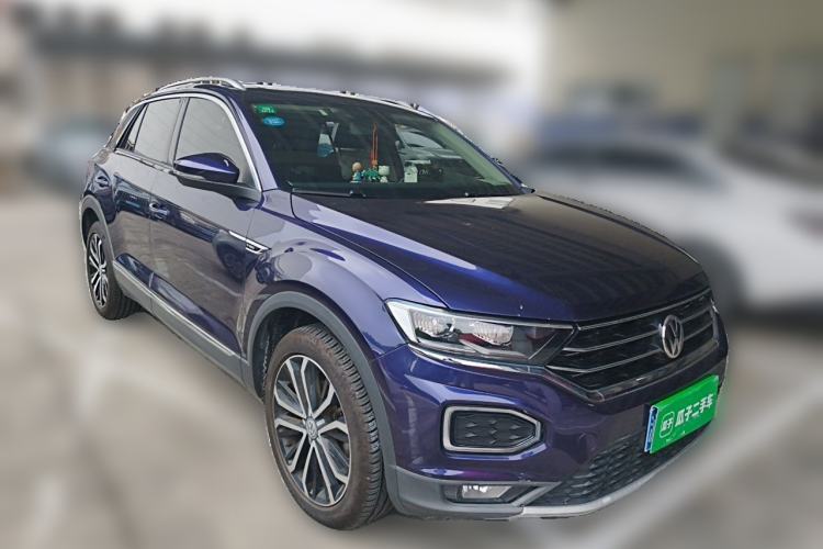 Used Volkswagen T-ROC 2019 280TSI DSG Two-Wheel-Drive Luxury Version China V Emission Standard Front Right 45 Deg