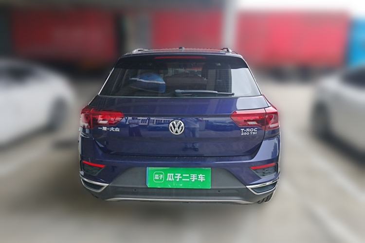 Used Volkswagen T-ROC 2019 280TSI DSG Two-Wheel-Drive Luxury Version China V Emission Standard Rear
