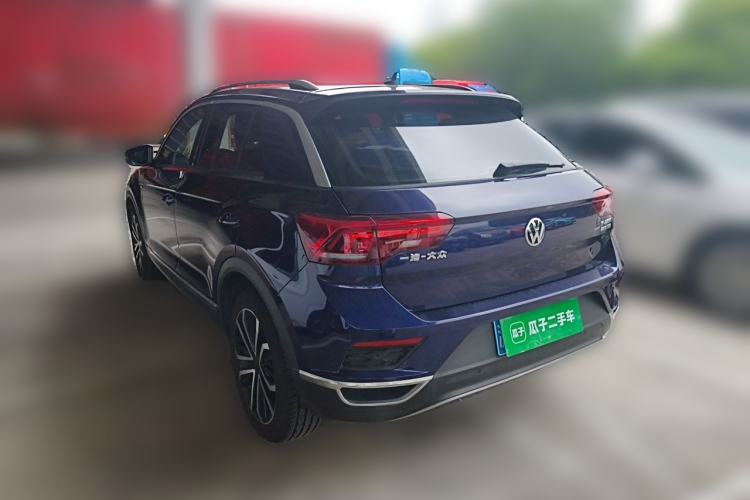 Used Volkswagen T-ROC 2019 280TSI DSG Two-Wheel-Drive Luxury Version China V Emission Standard Rear Left 45 Deg