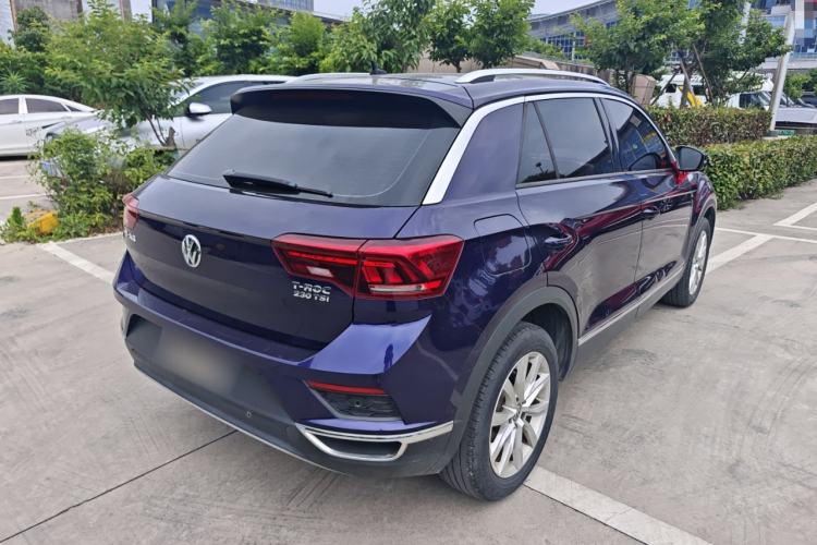 Used Volkswagen T-ROC 2019 230TSI DSG Two-Wheel-Drive Advanced Version China VI Standard Rear Right 45 Deg
