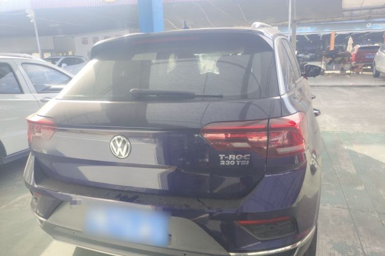 Used Volkswagen T-ROC 2019 230TSI DSG Two-Wheel-Drive Advanced Version China VI Standard Rear
