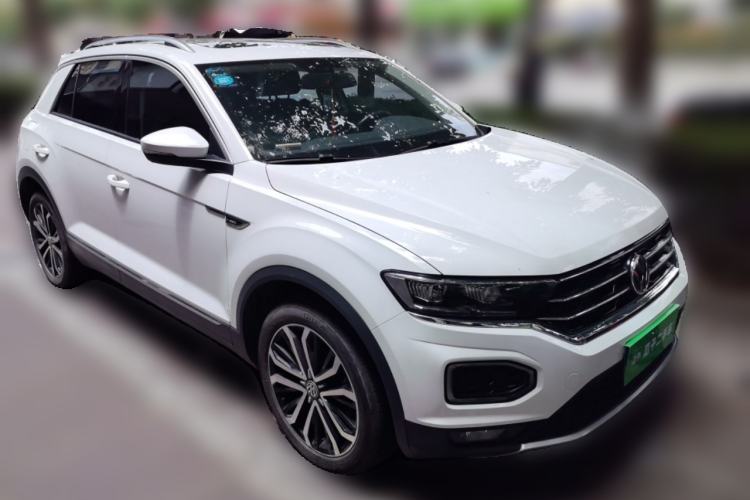 Used Volkswagen T-ROC 2019 280TSI DSG Two-Wheel Drive Comfort Version China V Emission Standard Front Right 45 Deg