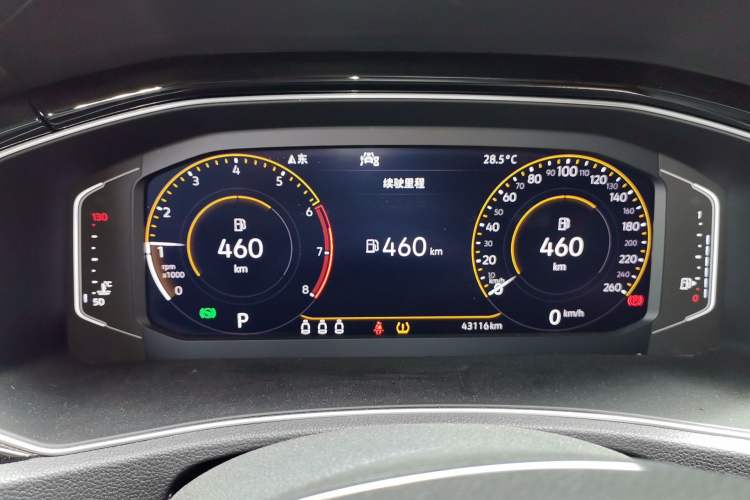 Used Volkswagen T-ROC 2019 280TSI DSG Two-Wheel Drive Comfort Version China V Emission Standard Instrument Cluster