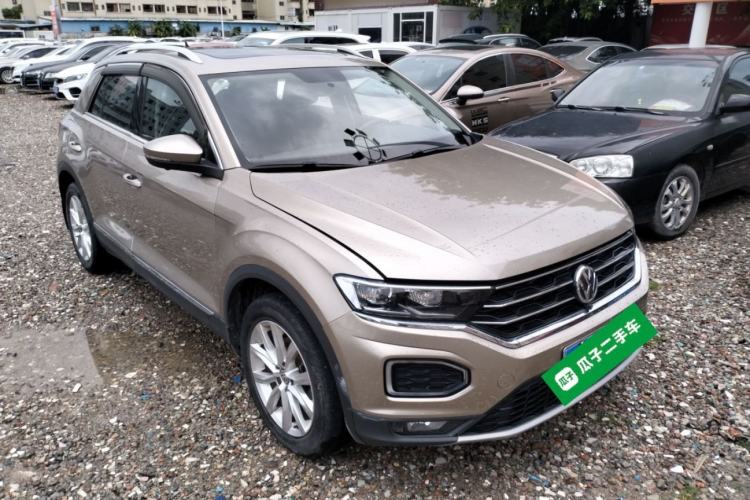 Used Volkswagen T-ROC 2019 280TSI DSG Two-Wheel Drive Advanced Version China VI Standard Front Right 45 Deg