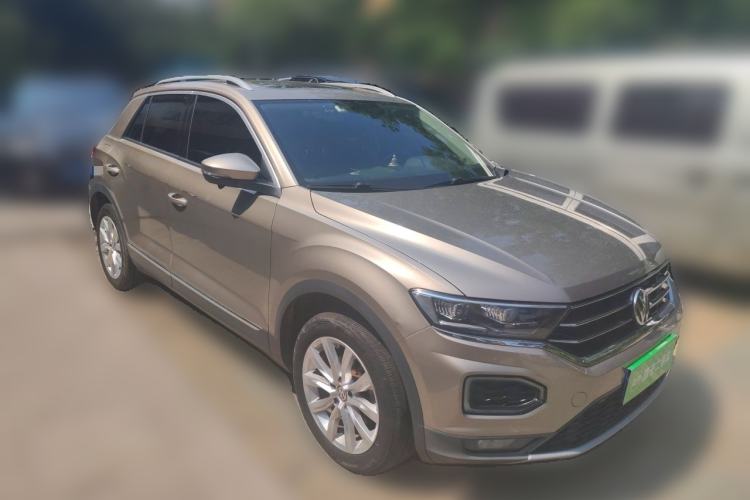Used Volkswagen T-ROC 2019 230TSI DSG Two-Wheel-Drive Advanced Version China VI Standard Front Right 45 Deg