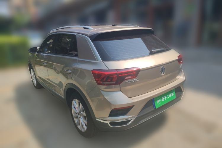 Used Volkswagen T-ROC 2019 230TSI DSG Two-Wheel-Drive Advanced Version China VI Standard Rear Left 45 Deg