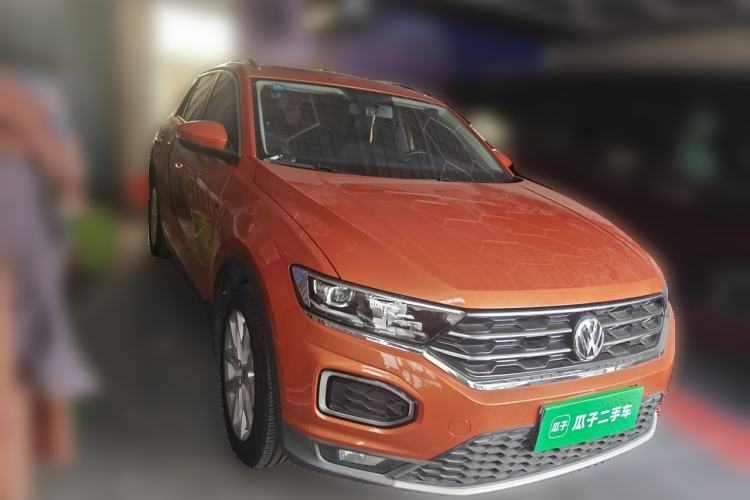 Used Volkswagen T-ROC 2019 230TSI DSG Two-Wheel-Drive Advanced Version China VI Standard Front Right 45 Deg