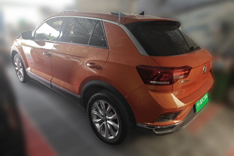 Used Volkswagen T-ROC 2019 230TSI DSG Two-Wheel-Drive Advanced Version China VI Standard Rear Left 45 Deg