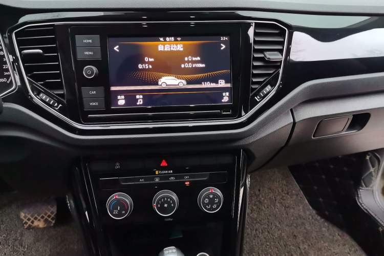 Used Volkswagen T-ROC 2019 280TSI DSG Two-Wheel Drive Comfort Version China VI Standard Audio And AC Panel