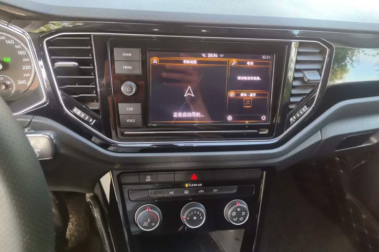 Used Volkswagen T-ROC 2019 280TSI DSG Two-Wheel Drive Comfort Version China VI Standard Audio And AC Panel