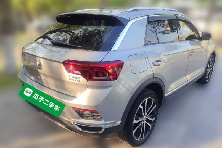 Used Volkswagen T-ROC 2019 280TSI DSG Two-Wheel Drive Comfort Version China VI Standard Rear Right 45 Deg