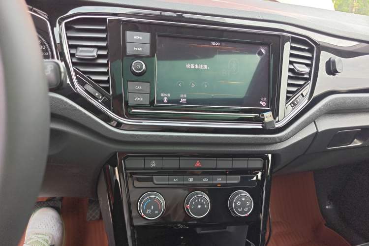 Used Volkswagen T-ROC 2019 280TSI DSG Two-Wheel Drive Comfort Version China VI Standard Audio And AC Panel