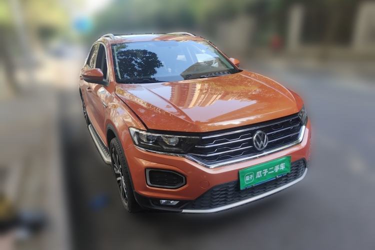 Used Volkswagen T-ROC 2019 280TSI DSG Two-Wheel Drive Comfort Version China VI Standard Front Right 45 Deg