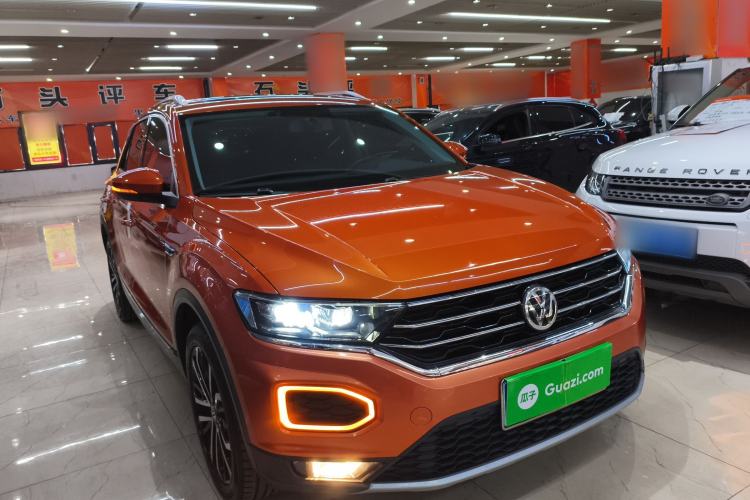 Used Volkswagen T-ROC 2019 280TSI DSG Two-Wheel Drive Comfort Version China VI Standard Front Right 45 Deg