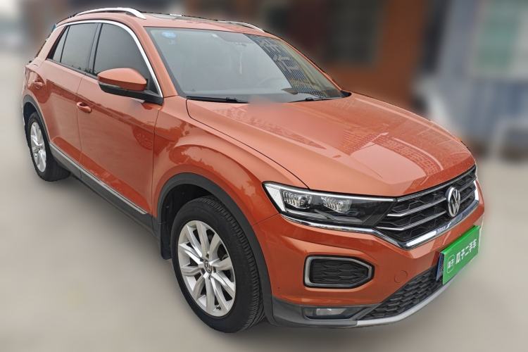 Used Volkswagen T-ROC 2019 230TSI DSG Two-Wheel-Drive Advanced Version China VI Standard Front Right 45 Deg