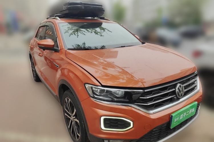 Used Volkswagen T-ROC 2019 280TSI DSG Two-Wheel Drive Comfort Version China V Emission Standard Front Right 45 Deg