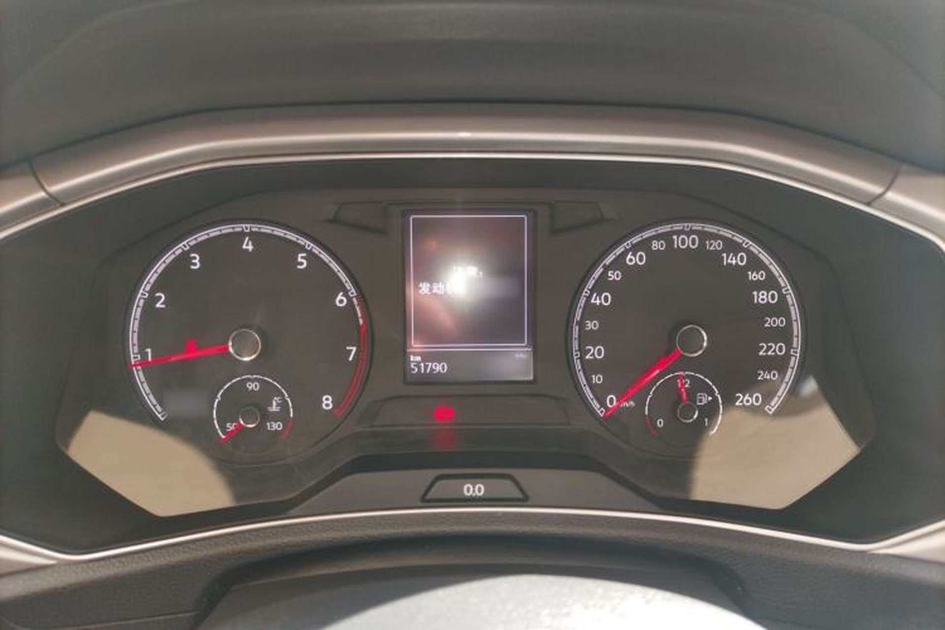 Used Volkswagen T-ROC 2019 230TSI DSG Two-Wheel-Drive Advanced Version China VI Standard Instrument Cluster
