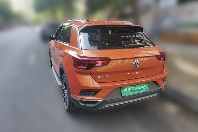 Used Volkswagen T-ROC 2019 280TSI DSG Two-Wheel Drive Comfort Version China VI Standard Rear Left 45 Deg