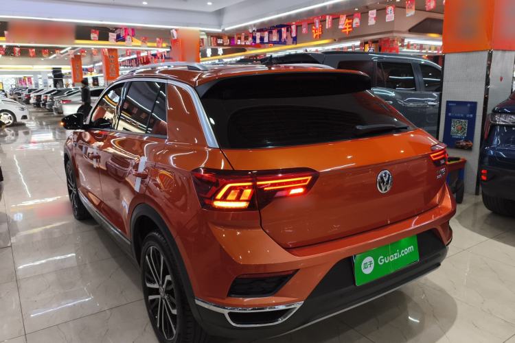 Used Volkswagen T-ROC 2019 280TSI DSG Two-Wheel Drive Comfort Version China VI Standard Rear Left 45 Deg