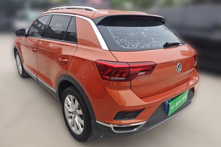 Used Volkswagen T-ROC 2019 230TSI DSG Two-Wheel-Drive Advanced Version China VI Standard Rear Left 45 Deg