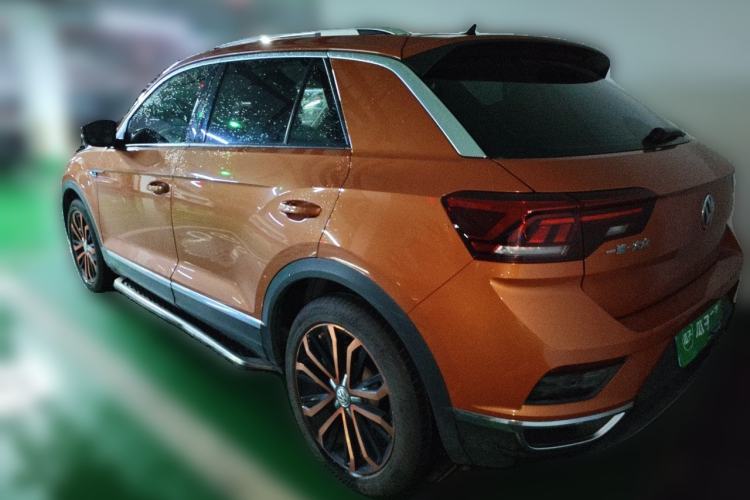 Used Volkswagen T-ROC 2019 280TSI DSG Two-Wheel Drive Comfort Version China VI Standard Rear Left 45 Deg