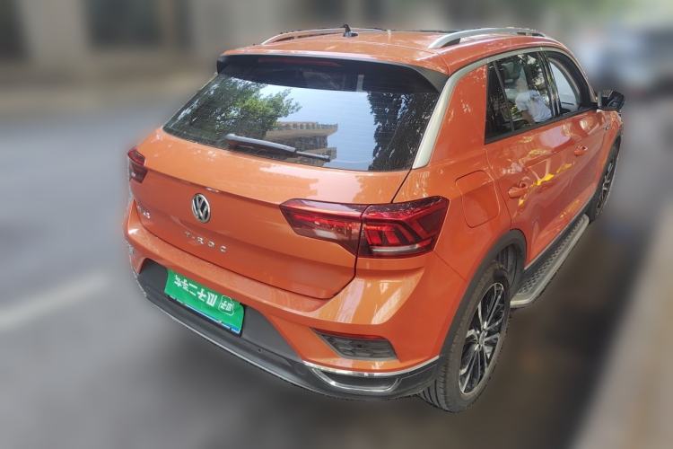 Used Volkswagen T-ROC 2019 280TSI DSG Two-Wheel Drive Comfort Version China VI Standard Rear Right 45 Deg