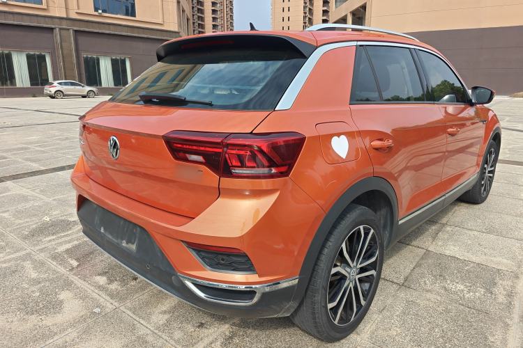 Used Volkswagen T-ROC 2019 280TSI DSG Two-Wheel Drive Comfort Version China VI Standard Rear Right 45 Deg