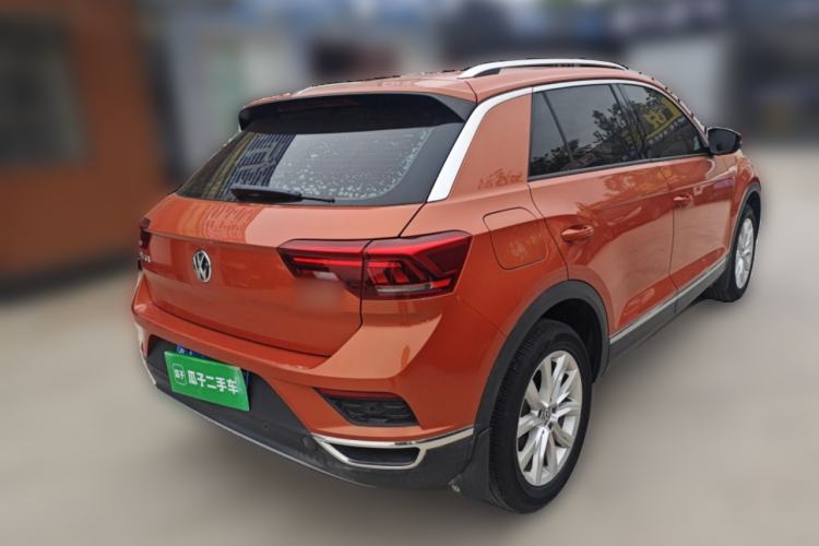 Used Volkswagen T-ROC 2019 230TSI DSG Two-Wheel-Drive Advanced Version China VI Standard Rear Right 45 Deg