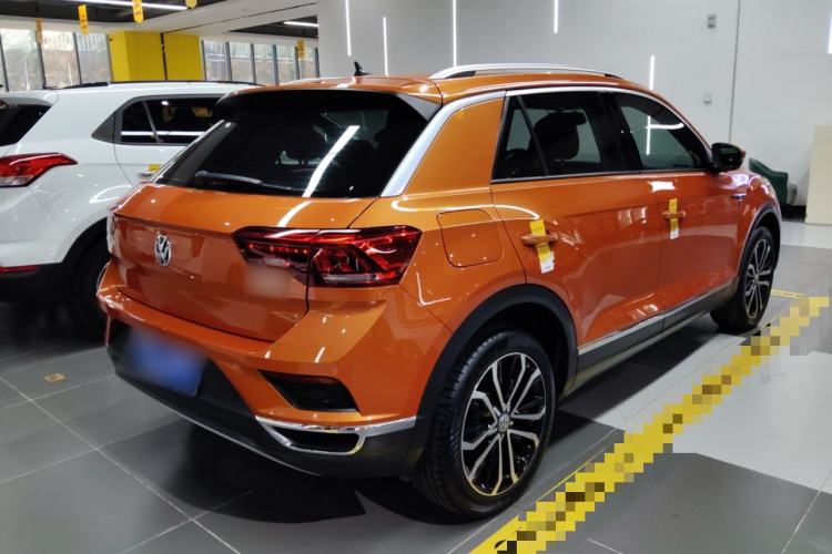 Used Volkswagen T-ROC 2019 280TSI DSG Two-Wheel Drive Comfort Version China VI Standard Rear Right 45 Deg