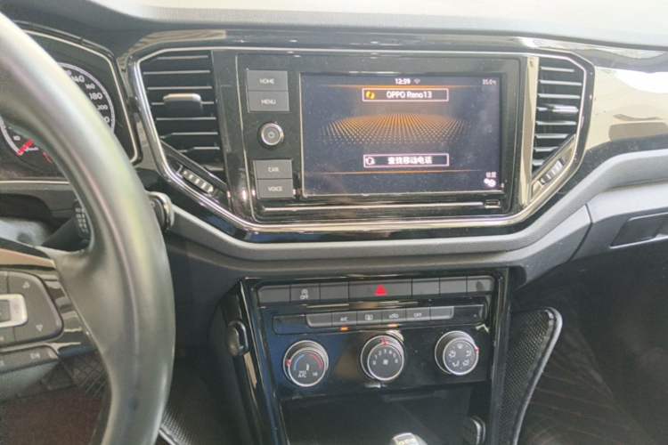 Used Volkswagen T-ROC 2019 280TSI DSG Two-Wheel Drive Comfort Version China VI Standard Audio And AC Panel