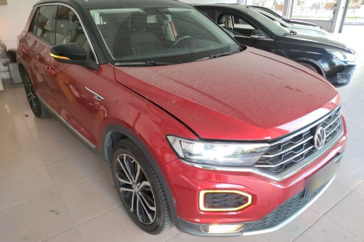 Used Volkswagen T-ROC 2019 280TSI DSG Two-Wheel Drive Comfort Version China VI Standard Front Right 45 Deg