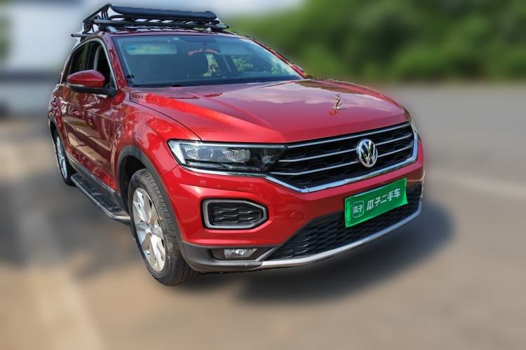 Used Volkswagen T-ROC 2019 230TSI DSG Two-Wheel-Drive Advanced Version China VI Standard Front Right 45 Deg