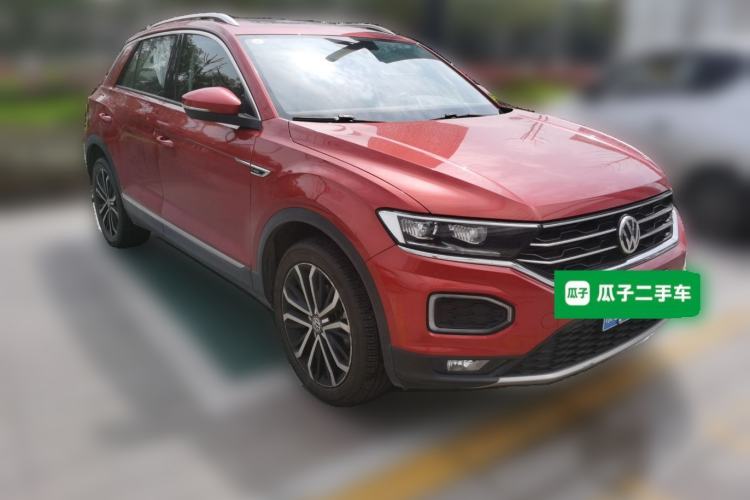 Used Volkswagen T-ROC 2019 280TSI DSG Two-Wheel Drive Comfort Version China VI Standard Front Right 45 Deg